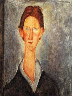 Amedeo Modigliani Portrait of a Student Sweden oil painting art